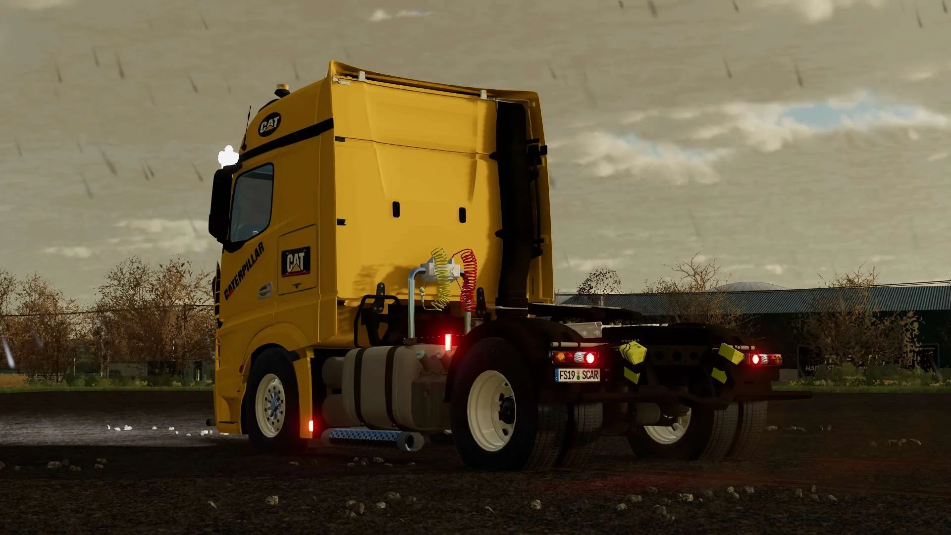 Mercedes-Benz Actros Caterpillar v1.0 FS22 FS22 Mod Free Download