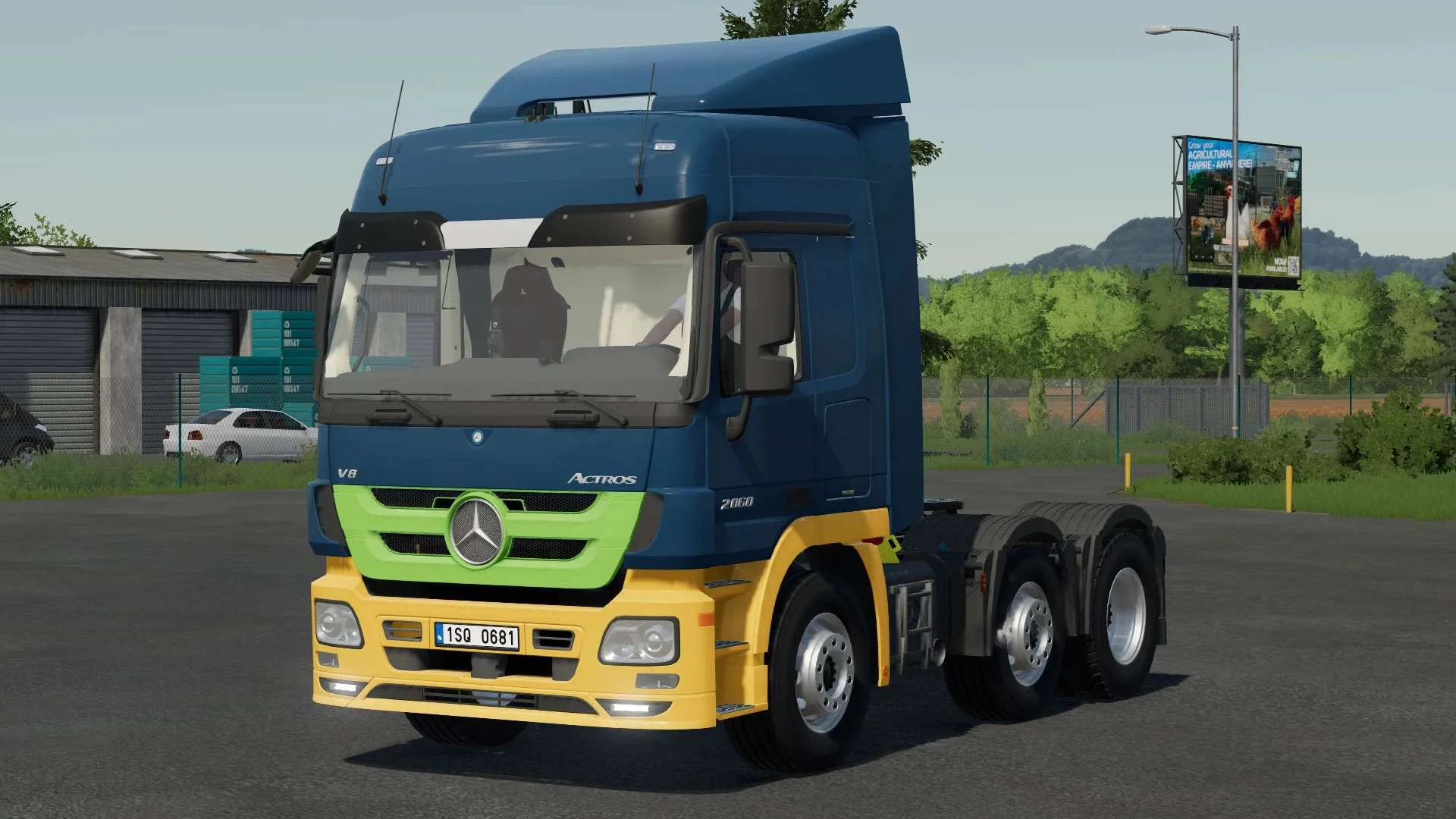 Mercedes Benz Actros MP3 v1.0 FS22 FS22 Mod Free Download