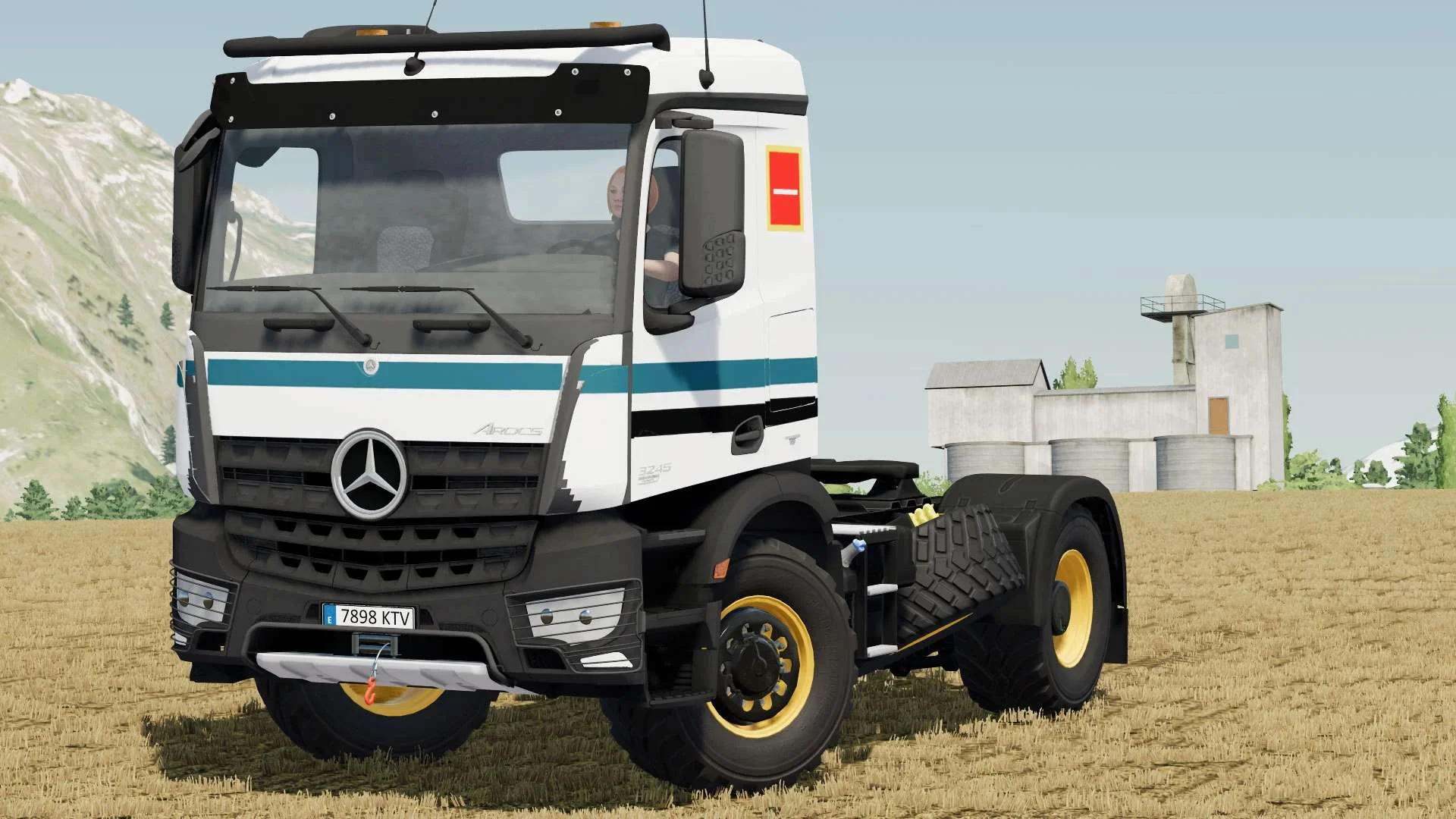 Mercedes Benz Arocs Agrar 3245 v1.0 FS22 FS22 Mod Free Download