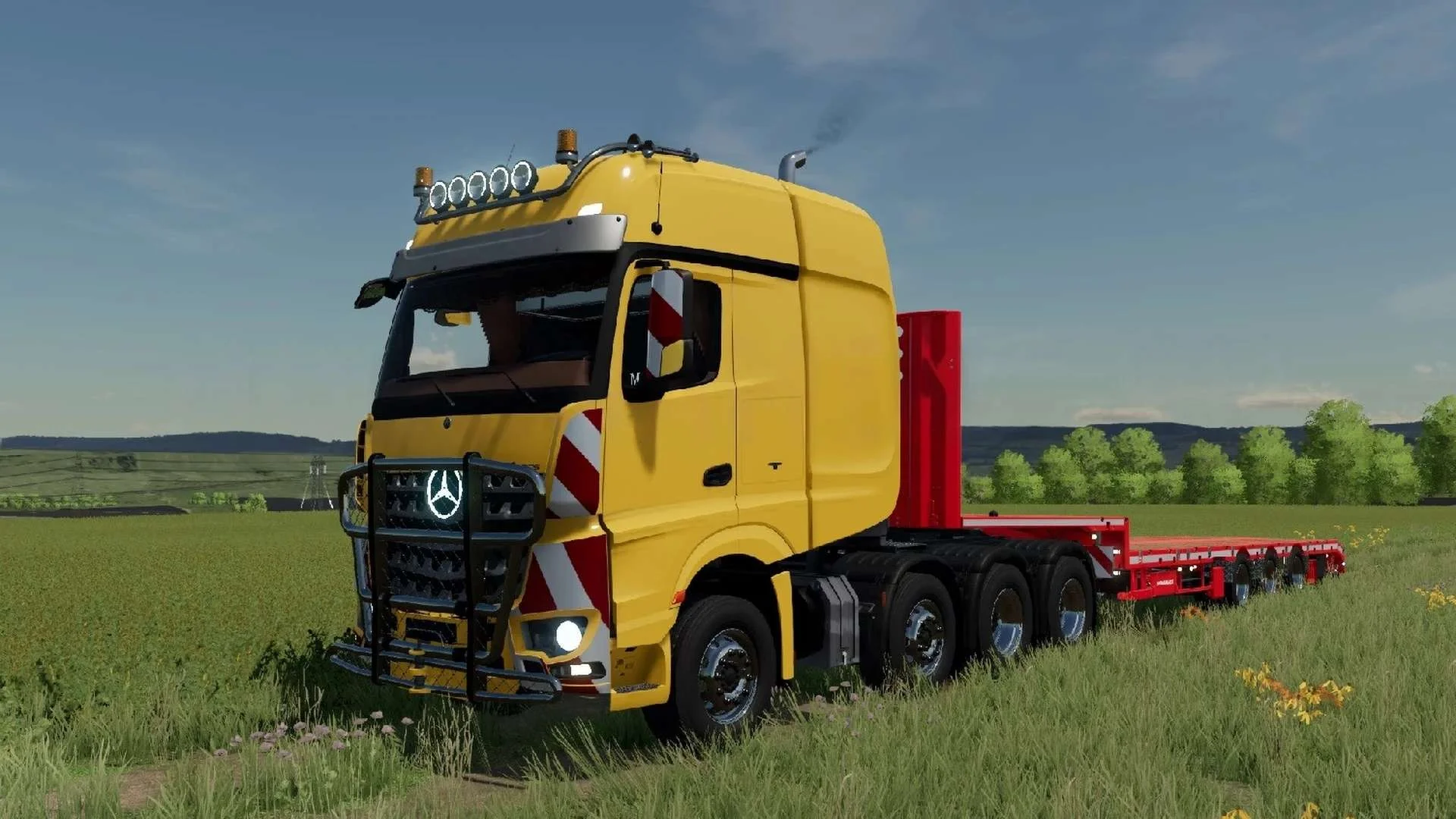 MERCEDES Benz AROCS SLT v1.0 FS22 FS22 Mod Free Download