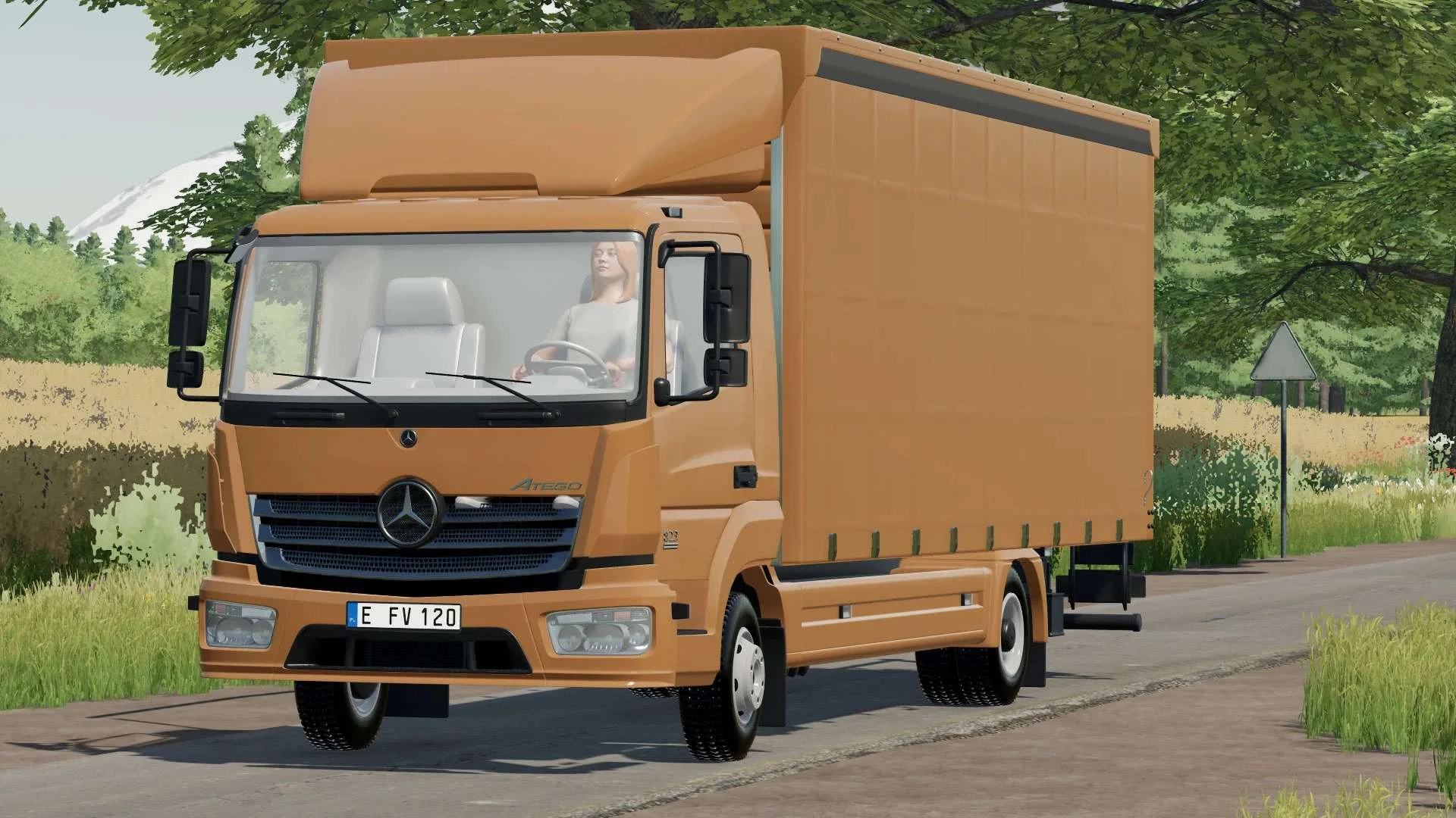 Mercedes Benz Atego 823 v2.0 FS22 FS22 Mod Free Download
