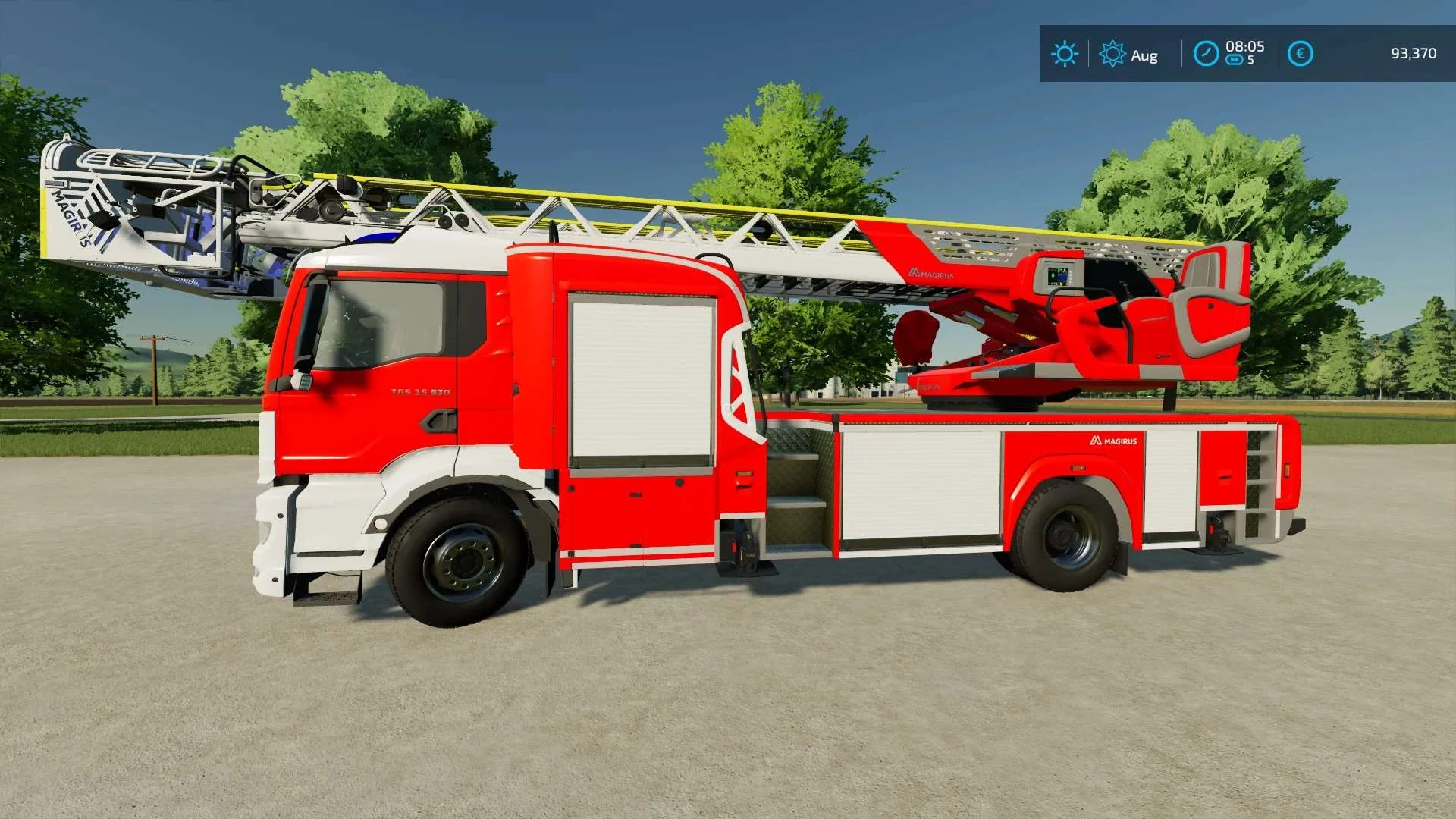 Mercedes-Benz Magirus DLK v1.0 FS22 FS22 Mod Free Download