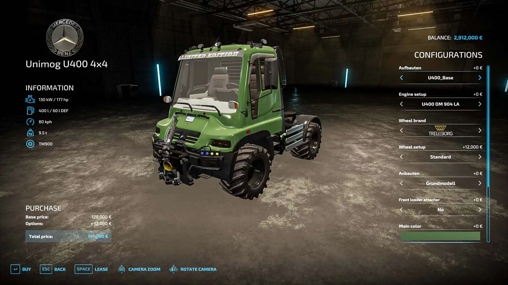 Mercedes Benz Unimog U400 v1.0 FS22 FS22 Mod Free Download