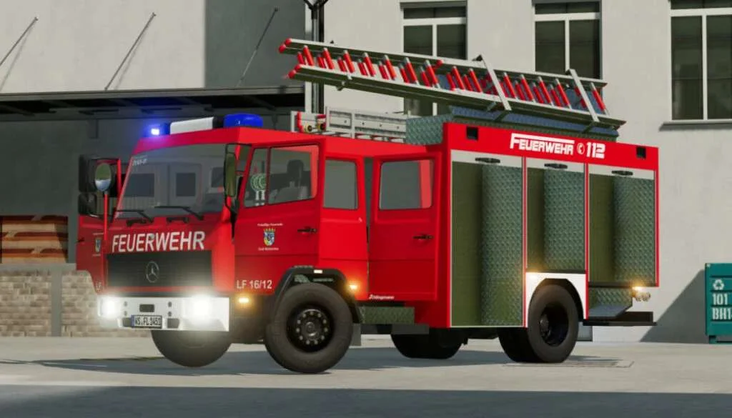 Mercedes LK 1124AF LF16/12 Schlingmann v1.0 FS22 FS22 Mod Free Download