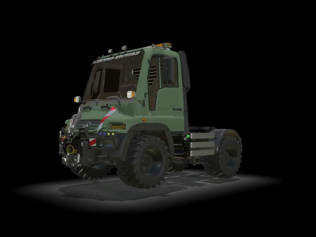 Mercedes Unimog U400 with removable frame v1.0.1 FS22 FS22 Mod Free Download