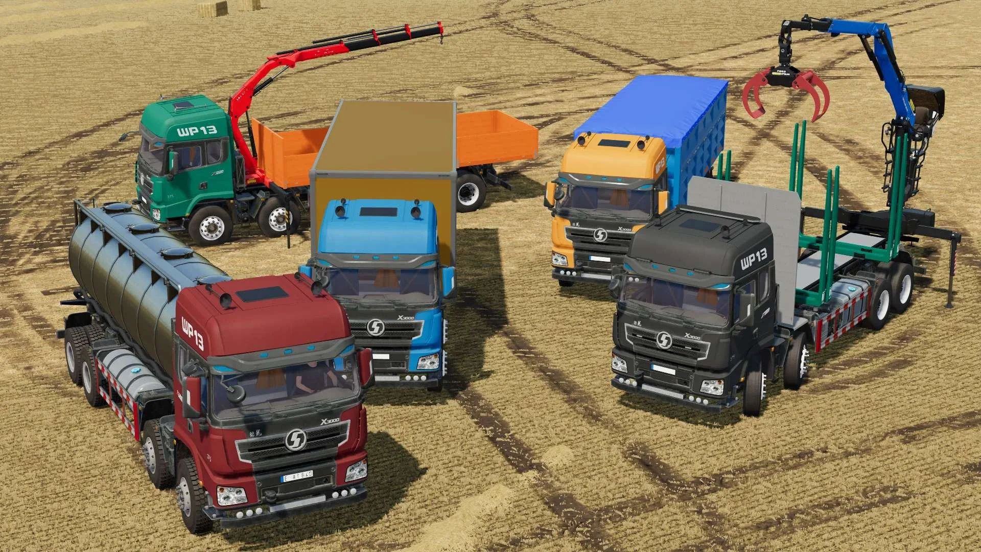 MF X3000 Trucks Pack v1.0 FS22 FS22 Mod Free Download