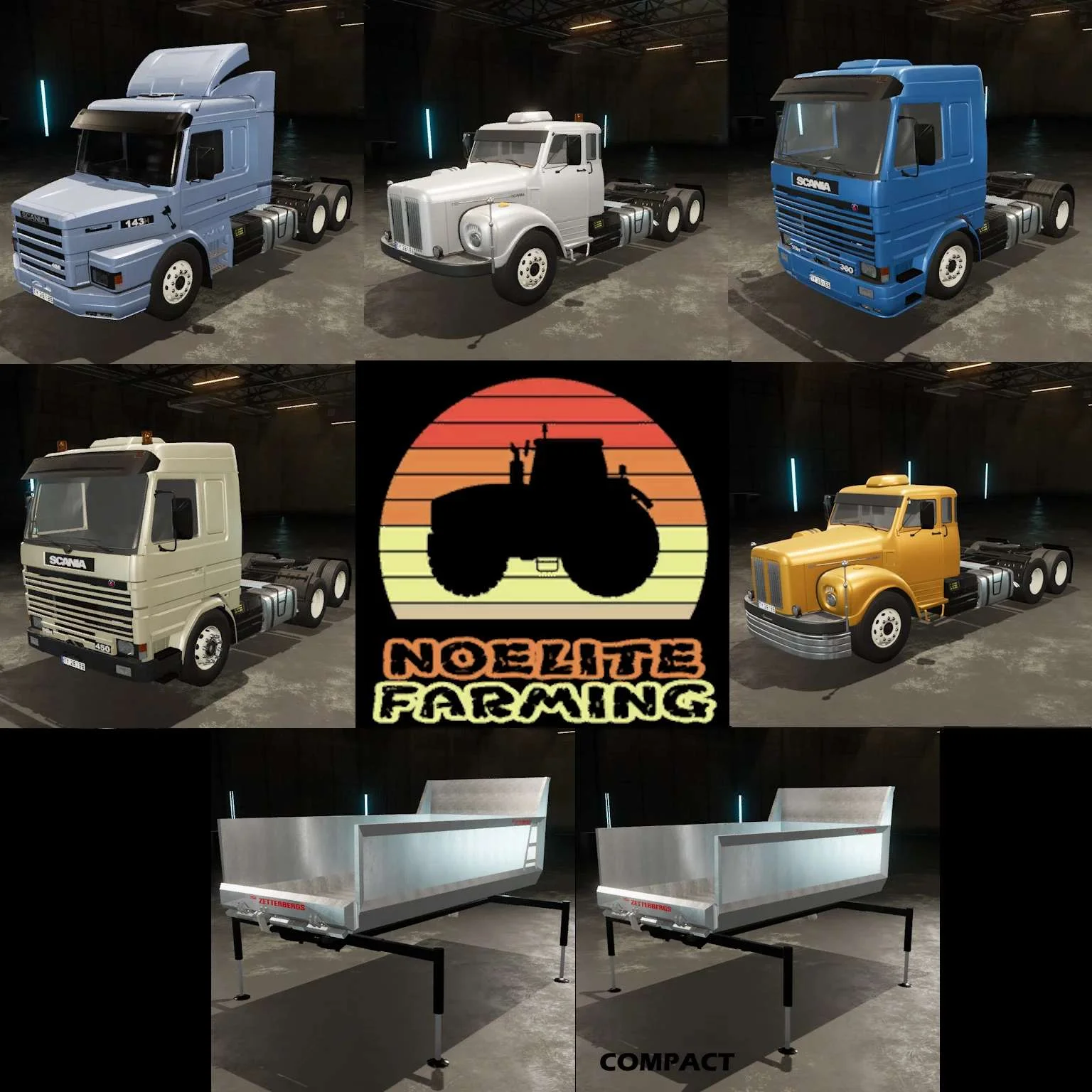 Old Generation Scania Pack v1.0.0.9 FS22 FS22 Mod Free Download