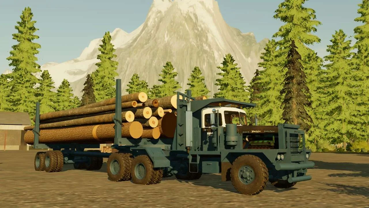 Pacific P16 Logging Truck v1.1 FS22 FS22 Mod Free Download