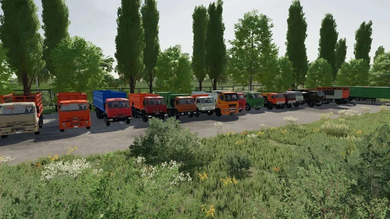 Pack Kamaz / Nefaz / Tonar v1.0 FS22 FS22 Mod Free Download