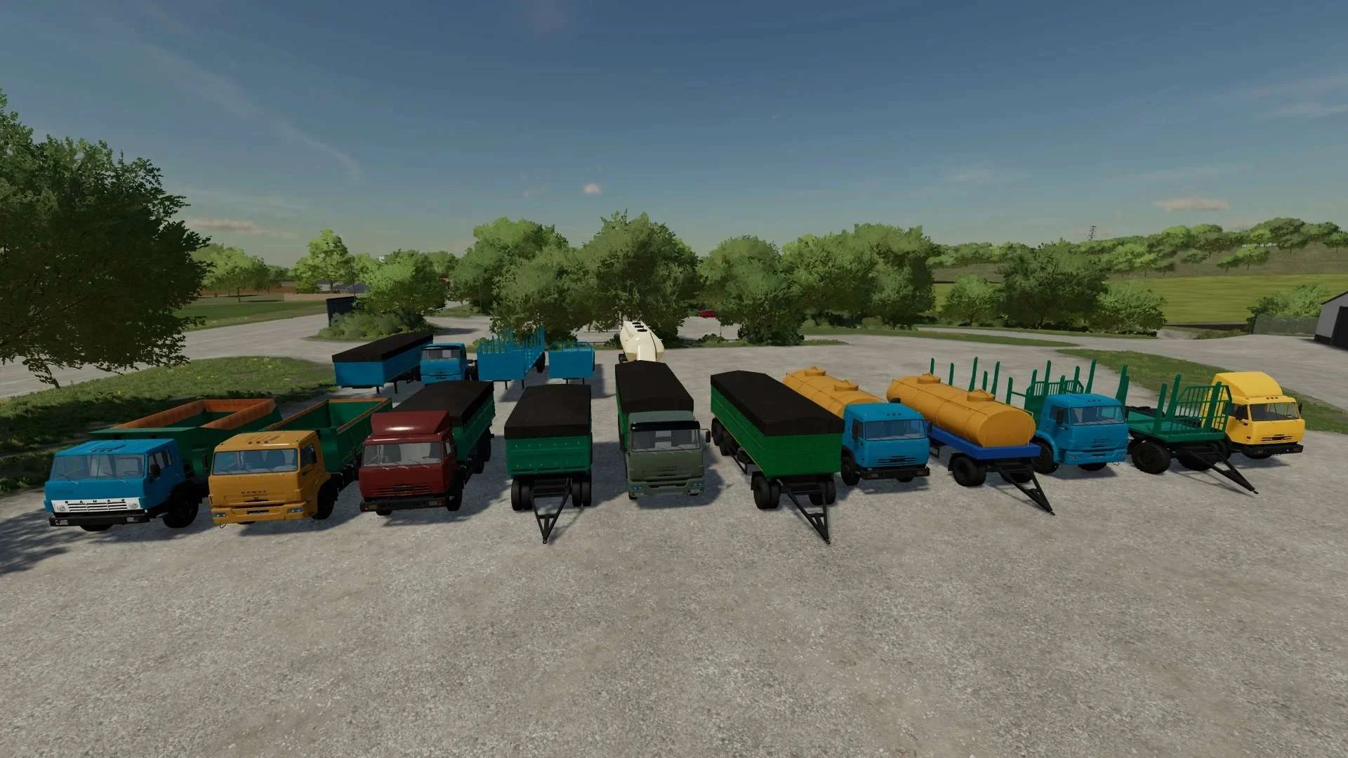PACK Kamaz v1.0 FS22 FS22 Mod Free Download