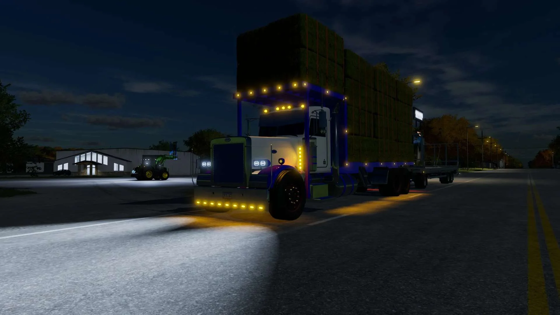 Pete 379 Bale Hauler v1.0 FS22 FS22 Mod Free Download