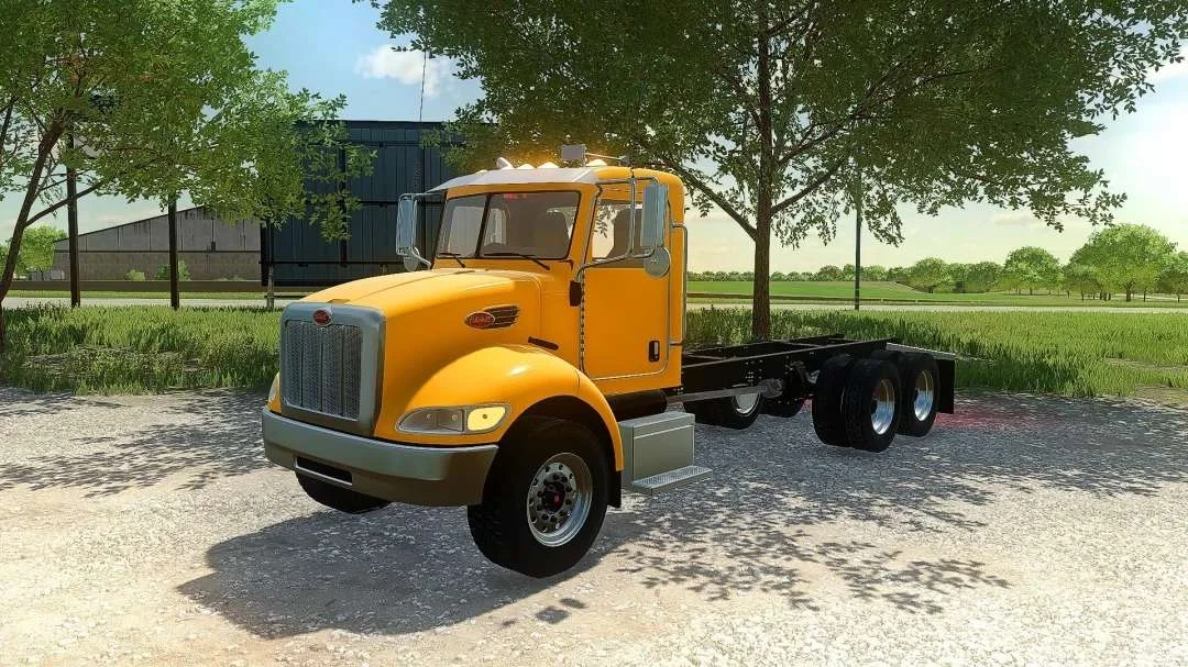 Peterbilt 340 Flatbed/AR Truck v1.0.0.1 FS22 FS22 Mod Free Download