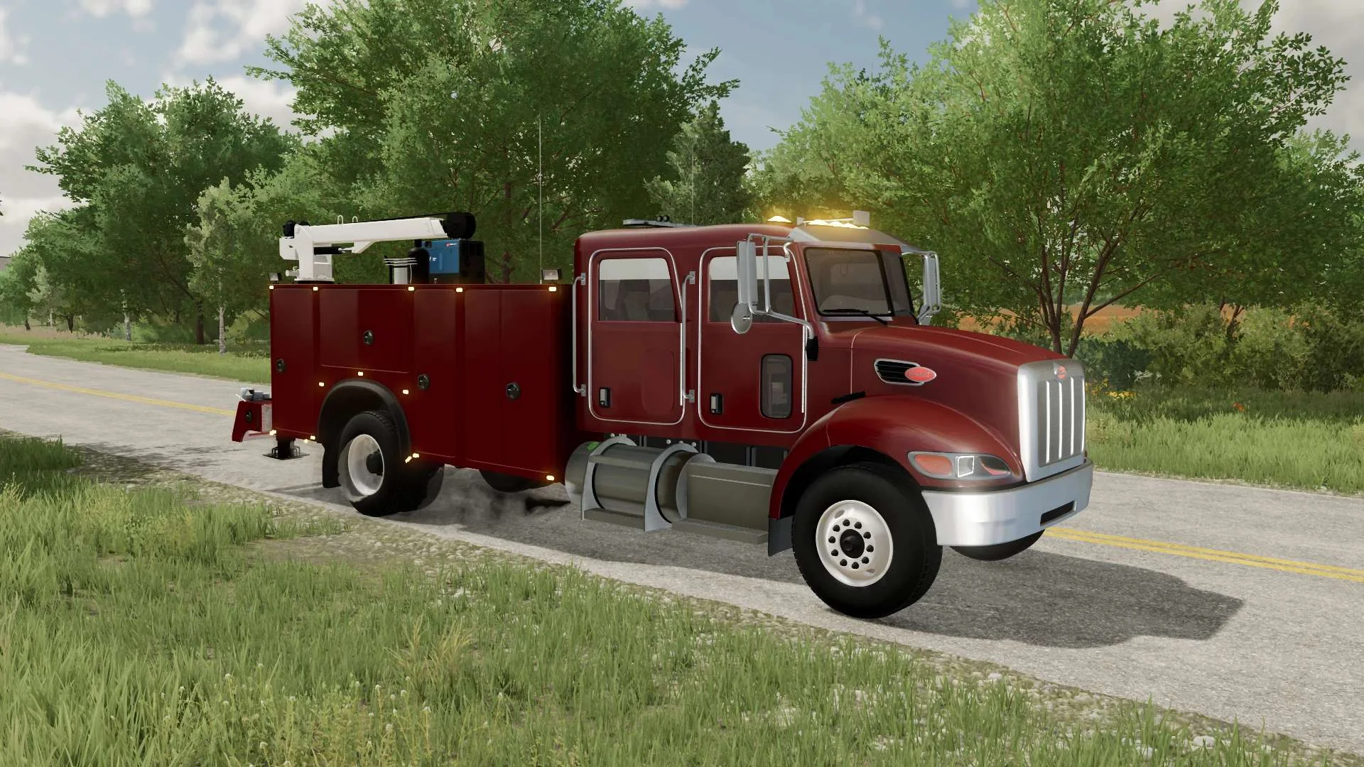 Peterbilt 340 Service v1.0 FS22 FS22 Mod Free Download