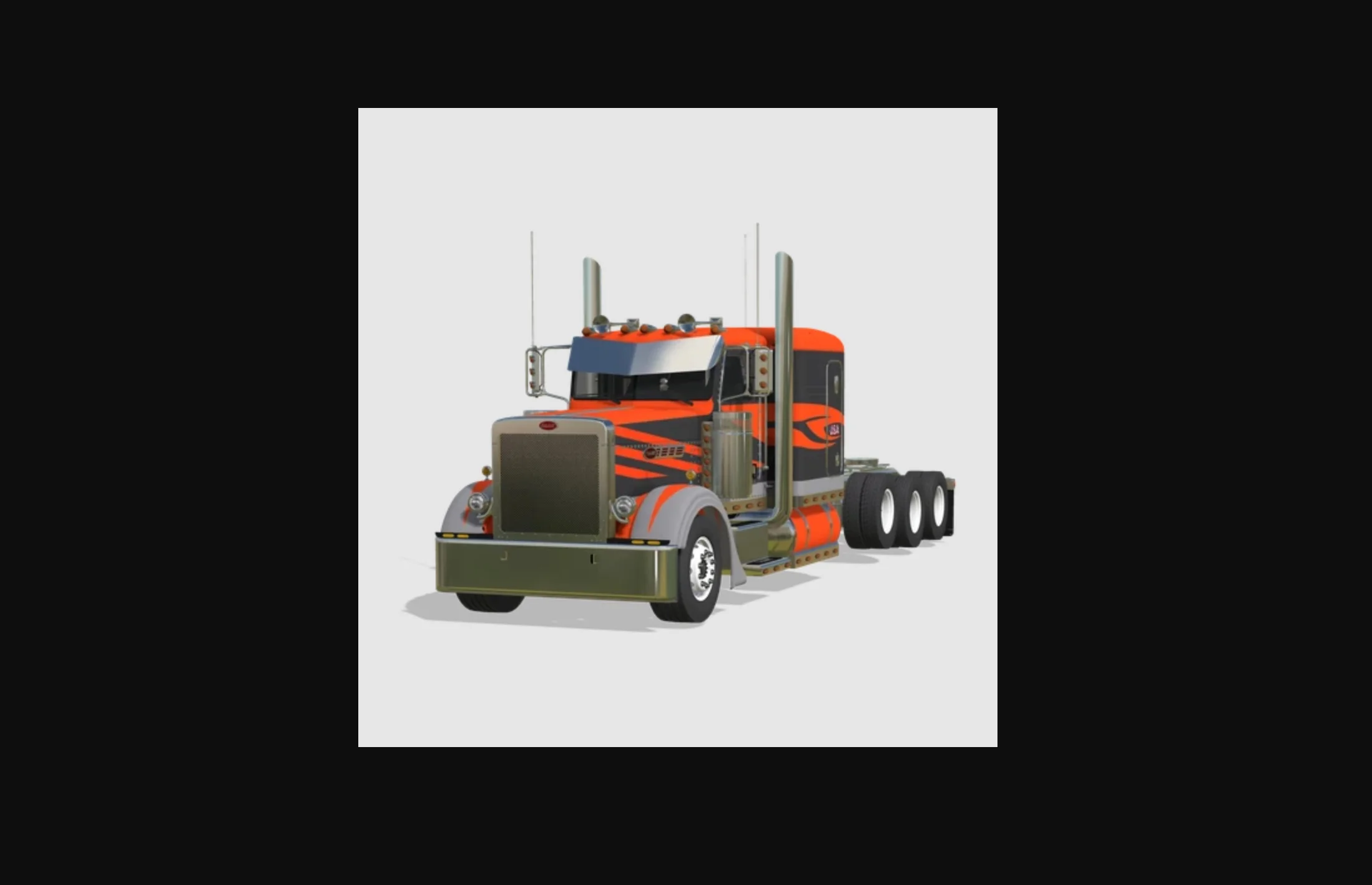 Peterbilt 389 Custom v2.0 FS22 FS22 Mod Free Download