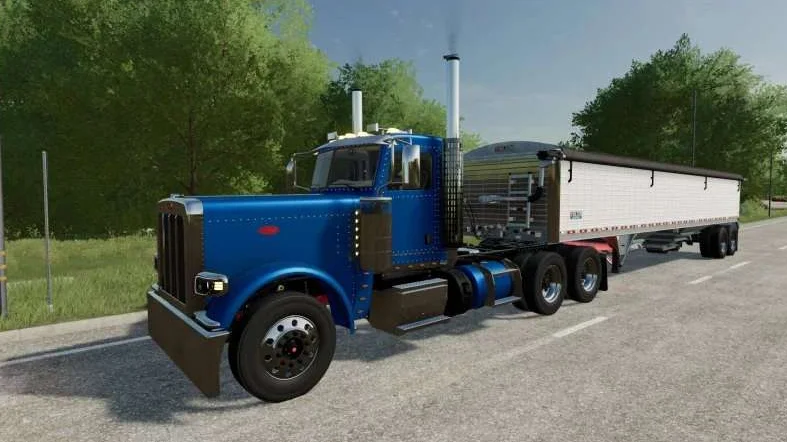 Peterbilt 389 Less Noise Edit V1.0 FS22 FS22 Mod Free Download