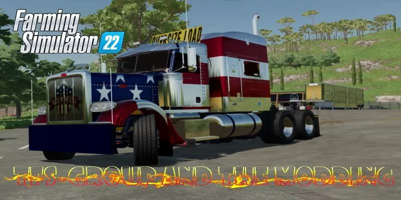 PETERBILT 389 USA v1.0 FS22 FS22 Mod Free Download