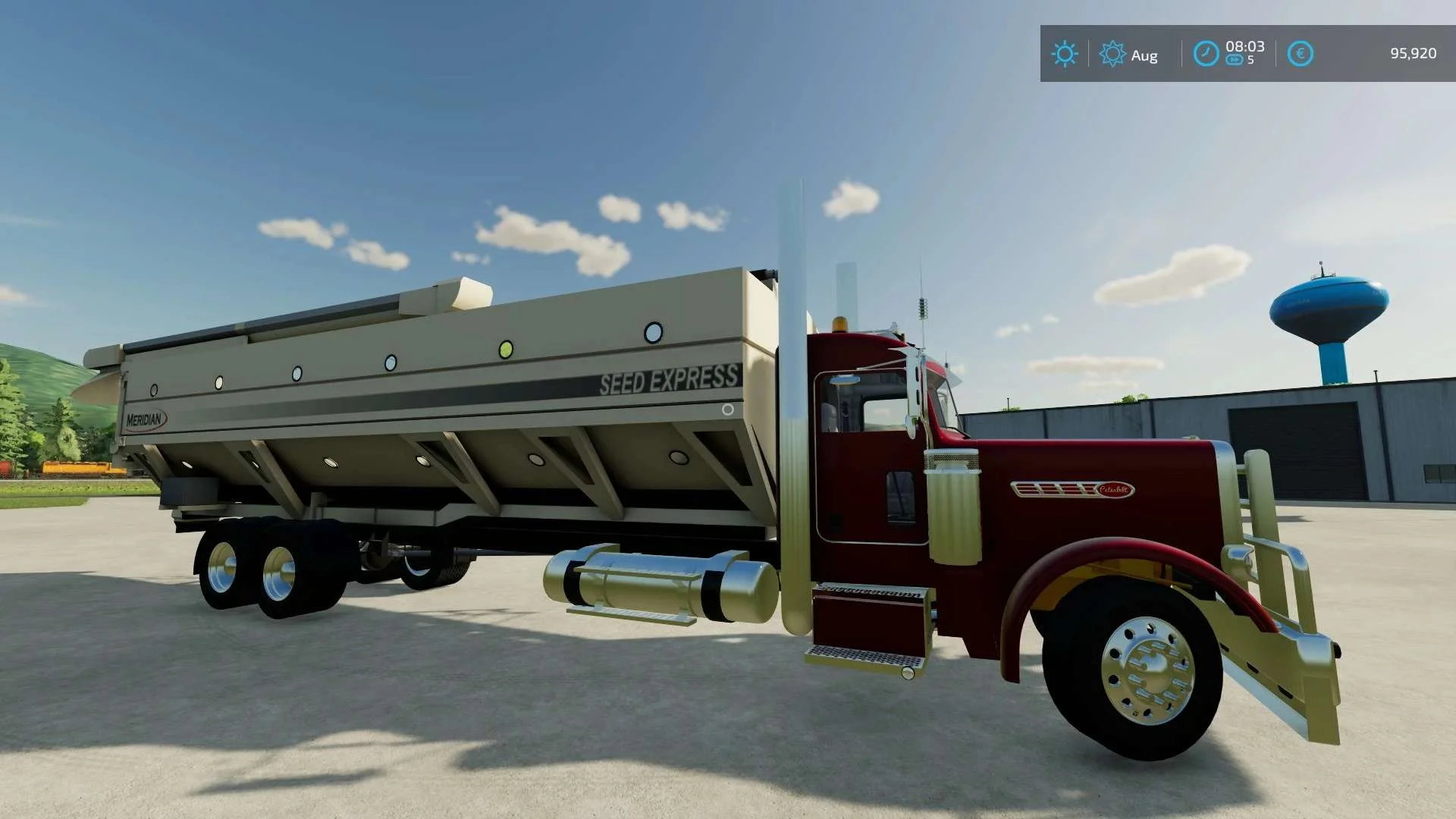 Peterbilt Seed Tender v1.0 FS22 FS22 Mod Free Download