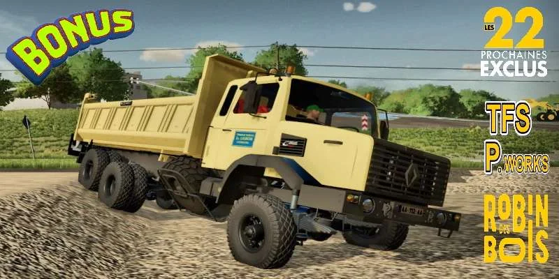 RENAULT C280 GRAVIONNEUR BONUS v1.0 FS22 FS22 Mod Free Download