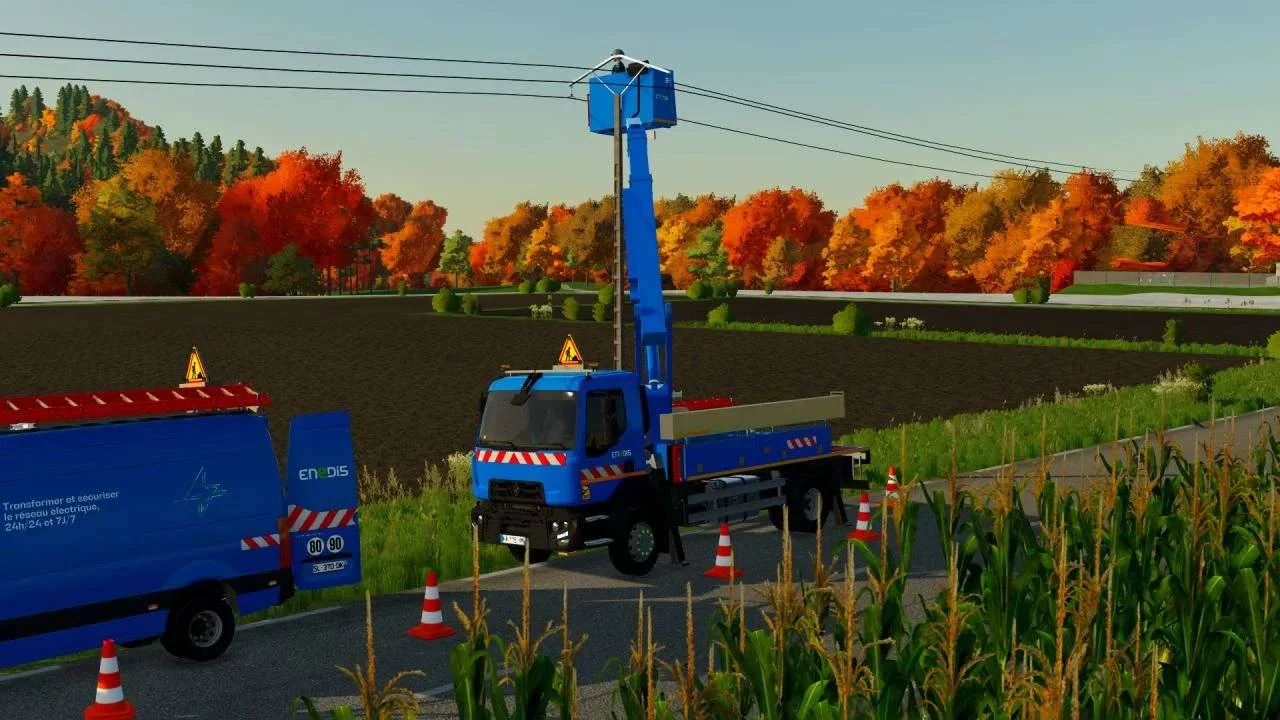 Renault D14 PEMP 19m v1.0 FS22 FS22 Mod Free Download