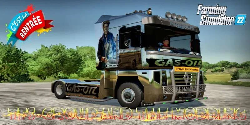 RENAULT MAGNUM GAZOIL v1.0 FS22 FS22 Mod Free Download