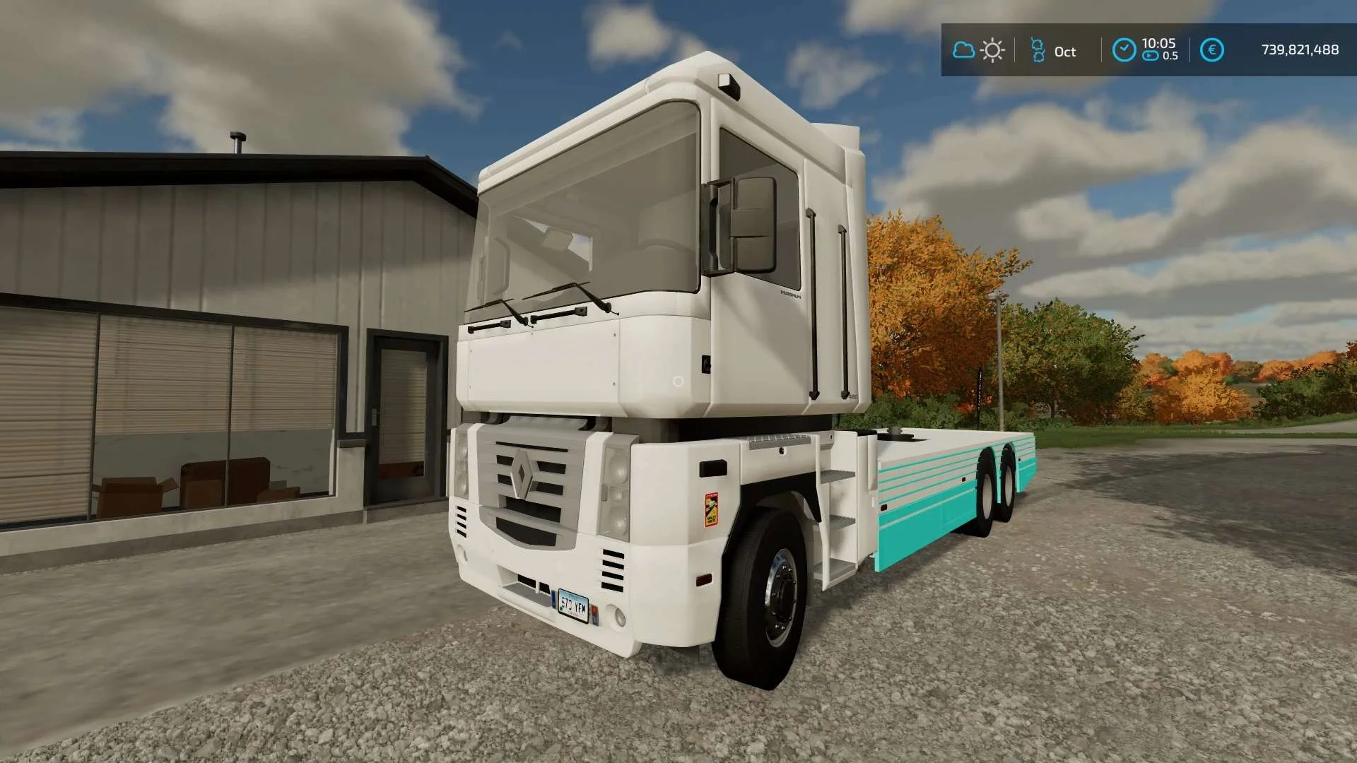 Renault magnum porteur v1.0 FS22 FS22 Mod Free Download