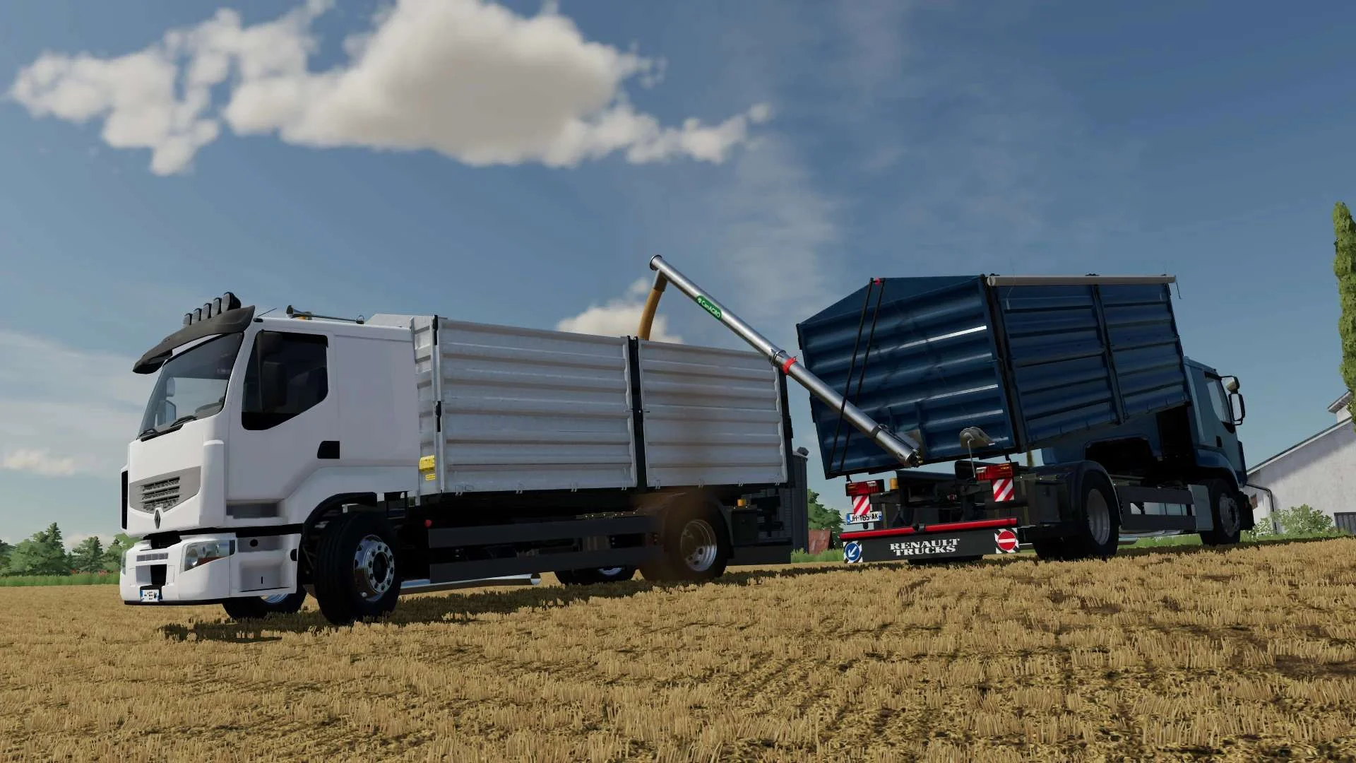Renault Premiun Grain 4×2 v1.0 FS22 FS22 Mod Free Download