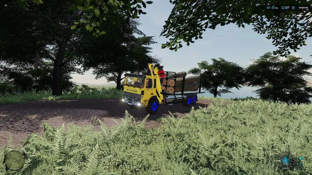 Roman forestry truck v1.0 FS22 FS22 Mod Free Download