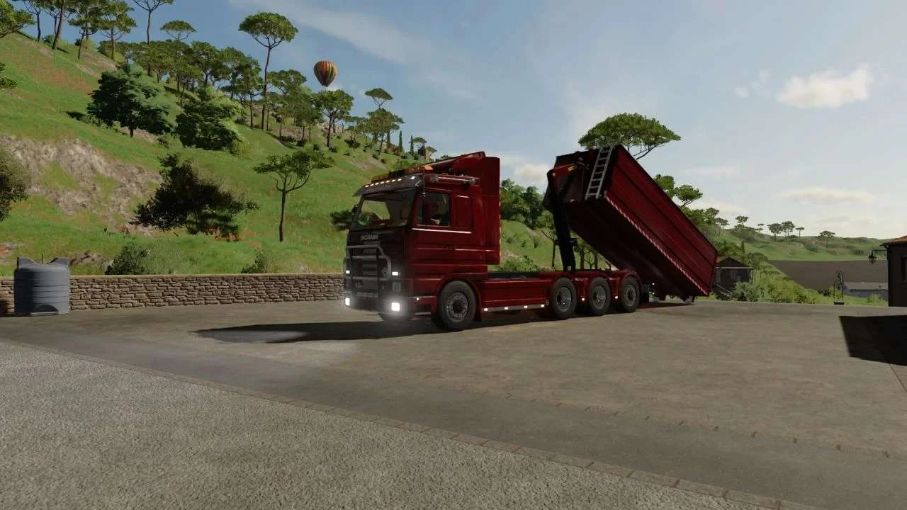 Scania 143M Hooklift v1.2 FS22 FS22 Mod Free Download