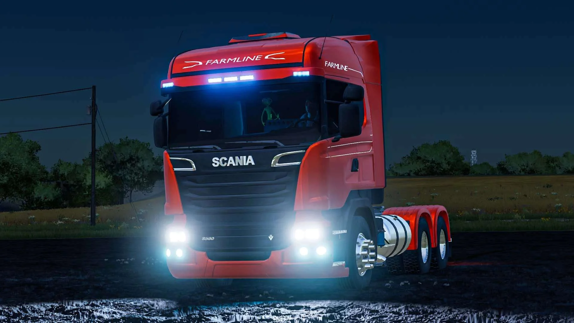 Scania Farmline 6×4 v1.0 FS22 FS22 Mod Free Download