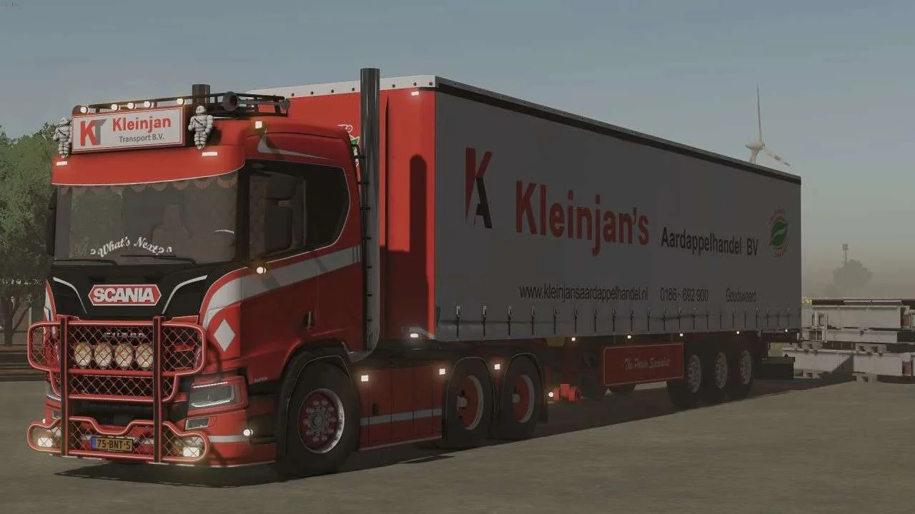 Scania Kleinjan’s v1.0 FS22 FS22 Mod Free Download