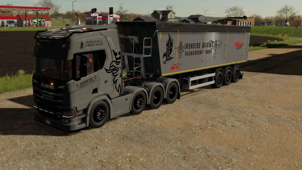 Scania R 8×4 v1.0 FS22 FS22 Mod Free Download