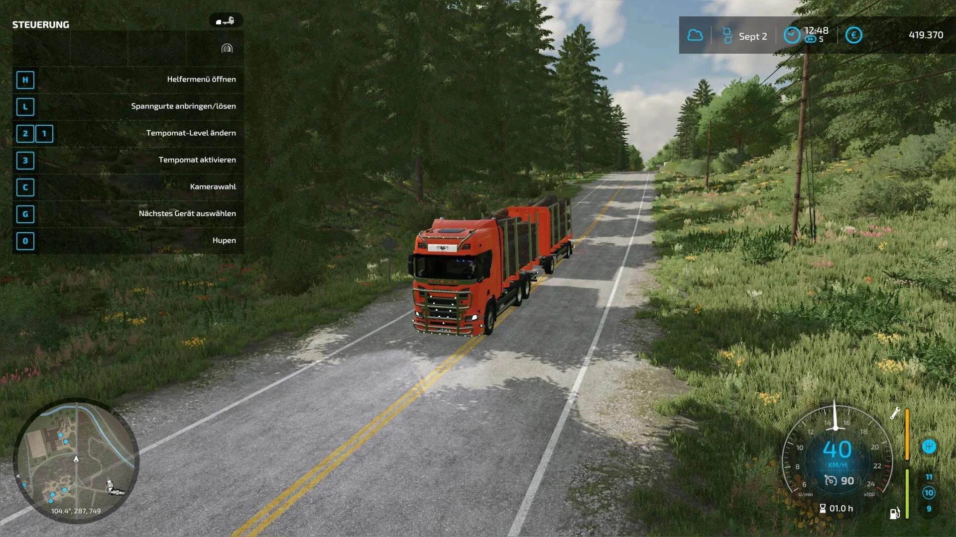 Scania R Holztransporter v1.0.0.1 FS22 FS22 Mod Free Download