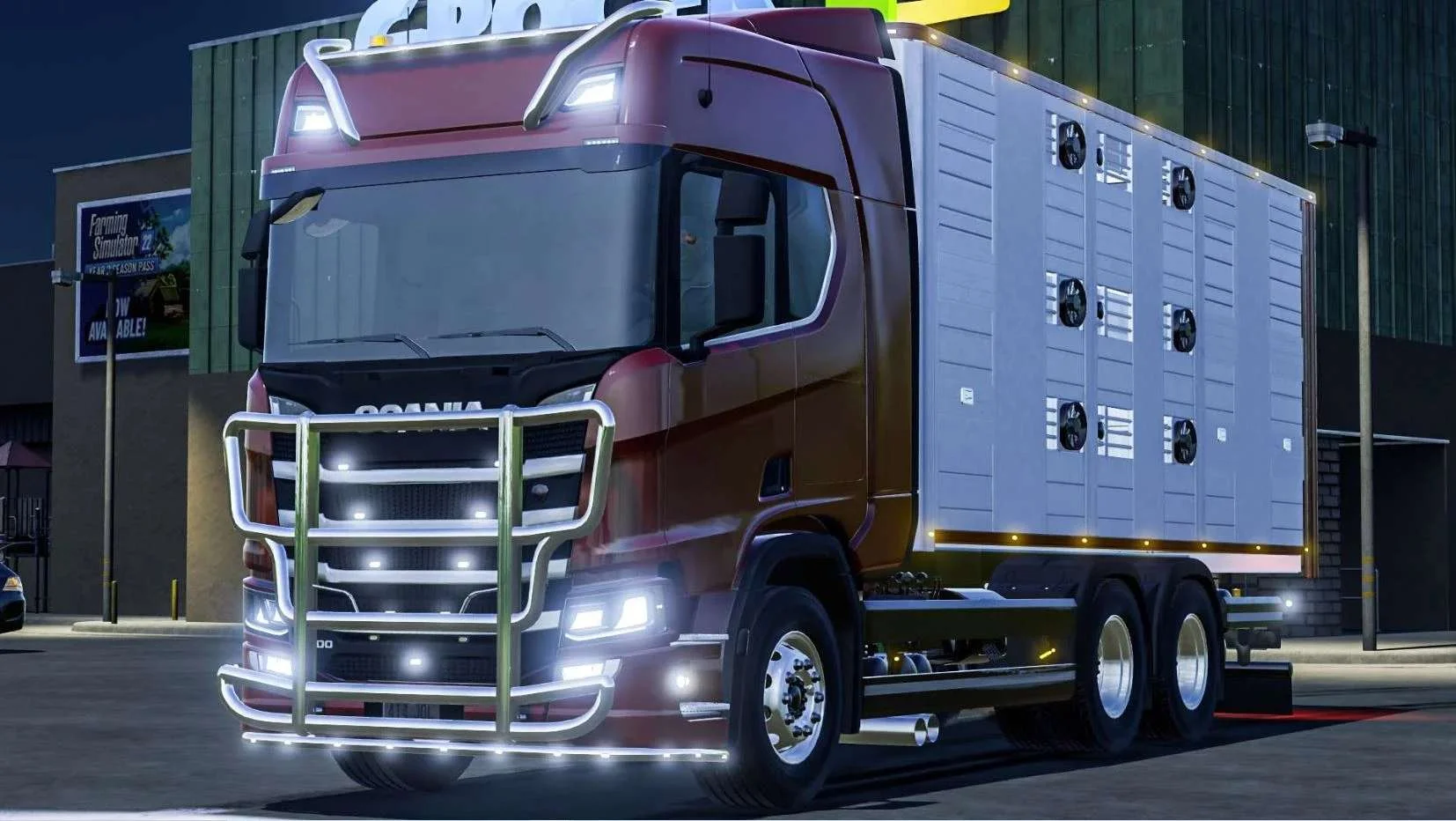 Scania R Tiertransporter v1.2 FS22 FS22 Mod Free Download