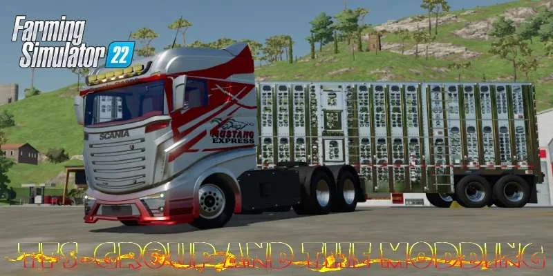 Scania R1000 MUSTANG v1.0 FS22 FS22 Mod Free Download