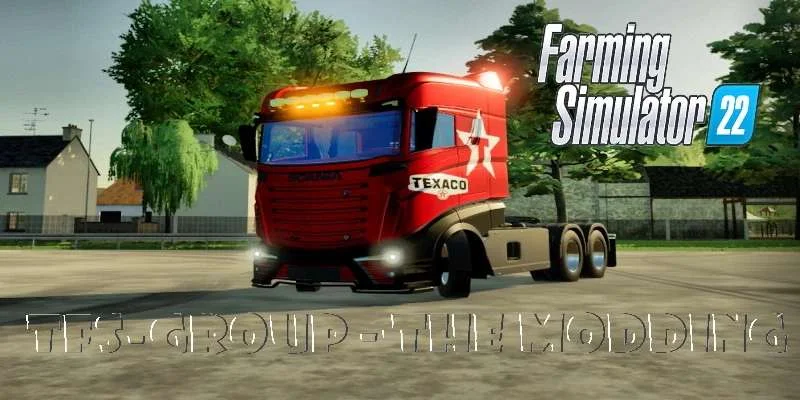 SCANIA R1000 TEXACO v1.0 FS22 FS22 Mod Free Download