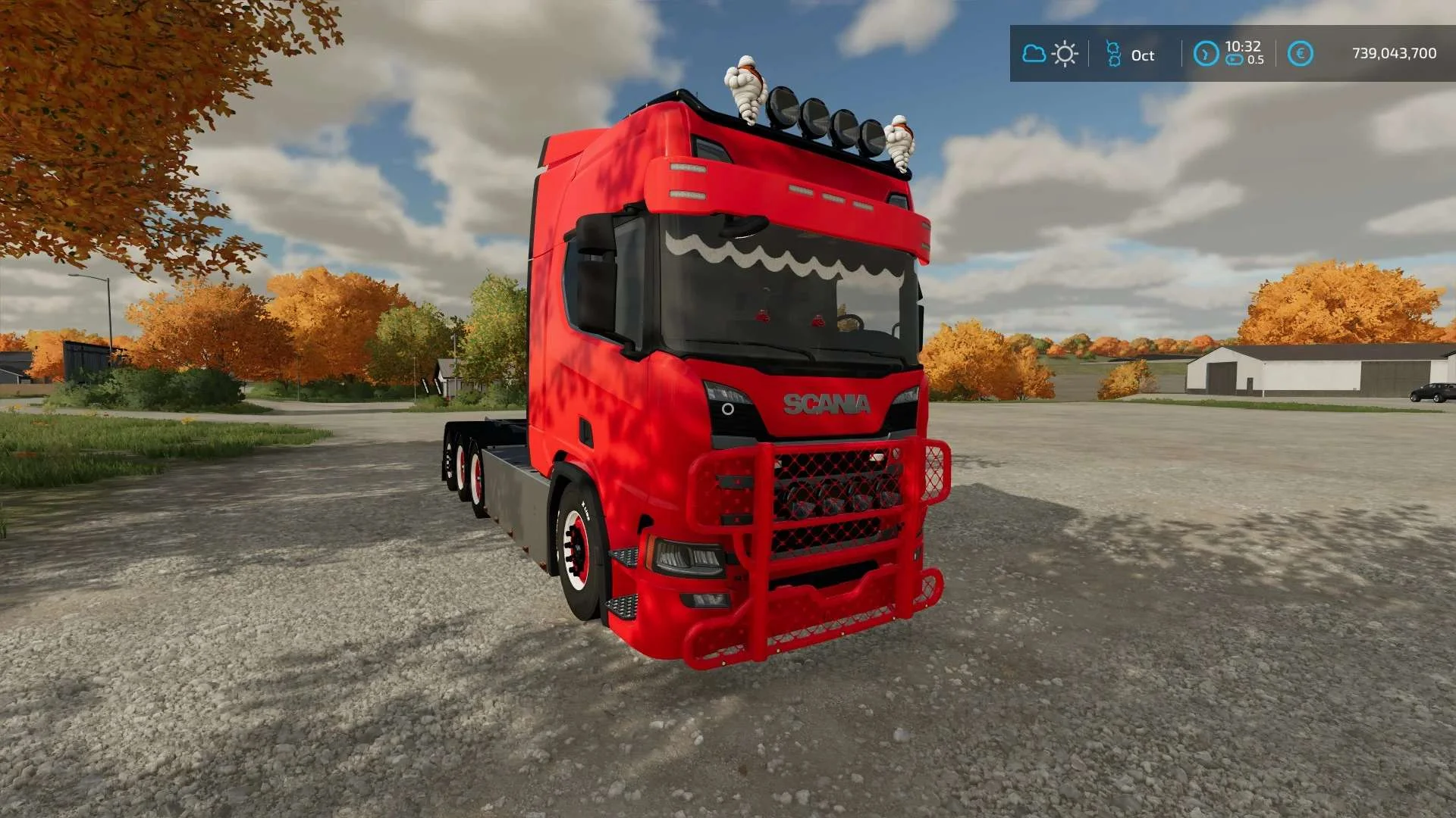 Scania R500 Tridem v1.0 FS22 FS22 Mod Free Download