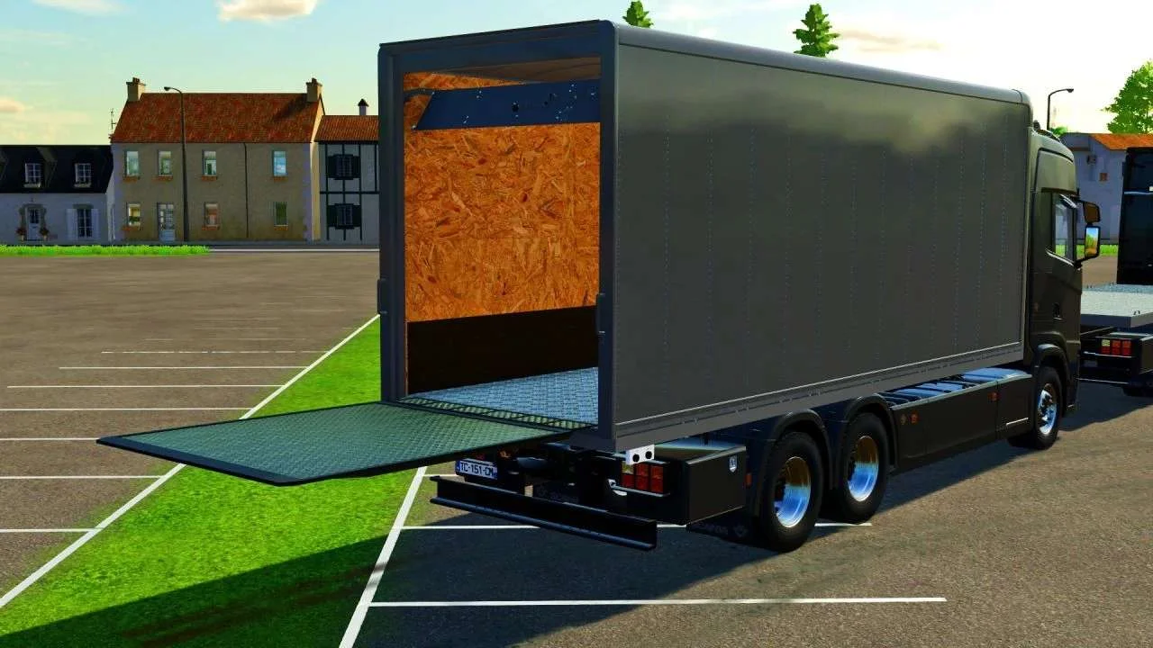 Scania S Box with tailgate v1.0 FS22 FS22 Mod Free Download
