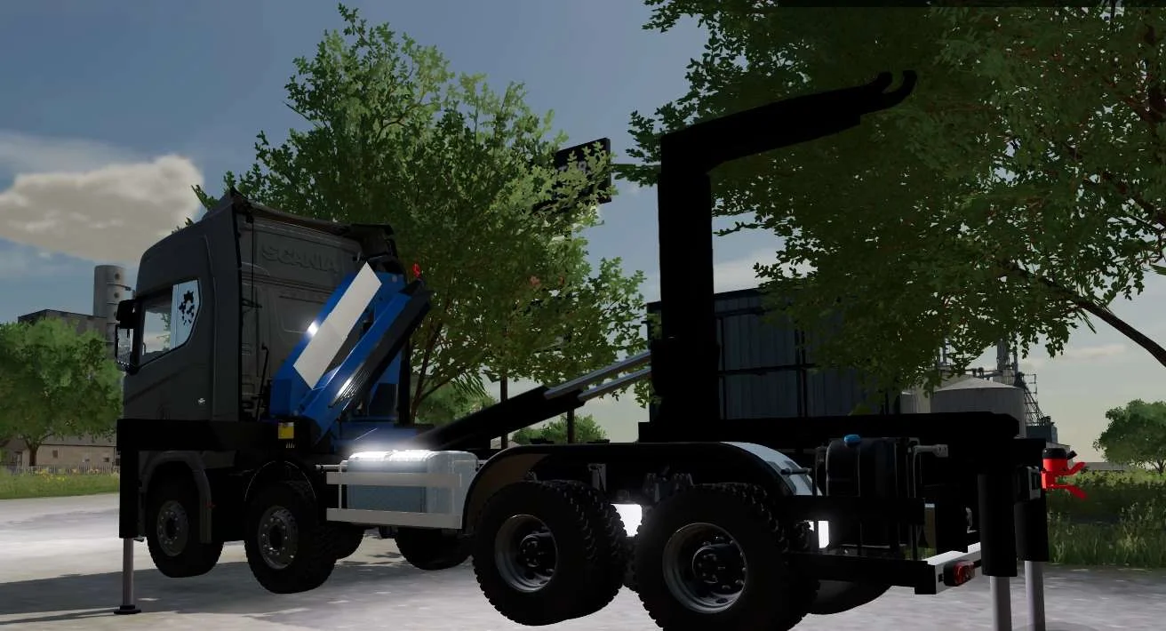 Scania S Crane v1.0 FS22 FS22 Mod Free Download