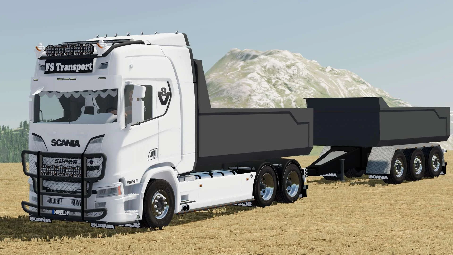 Scania Tipper Truck & Trailers v1.0 FS22 FS22 Mod Free Download