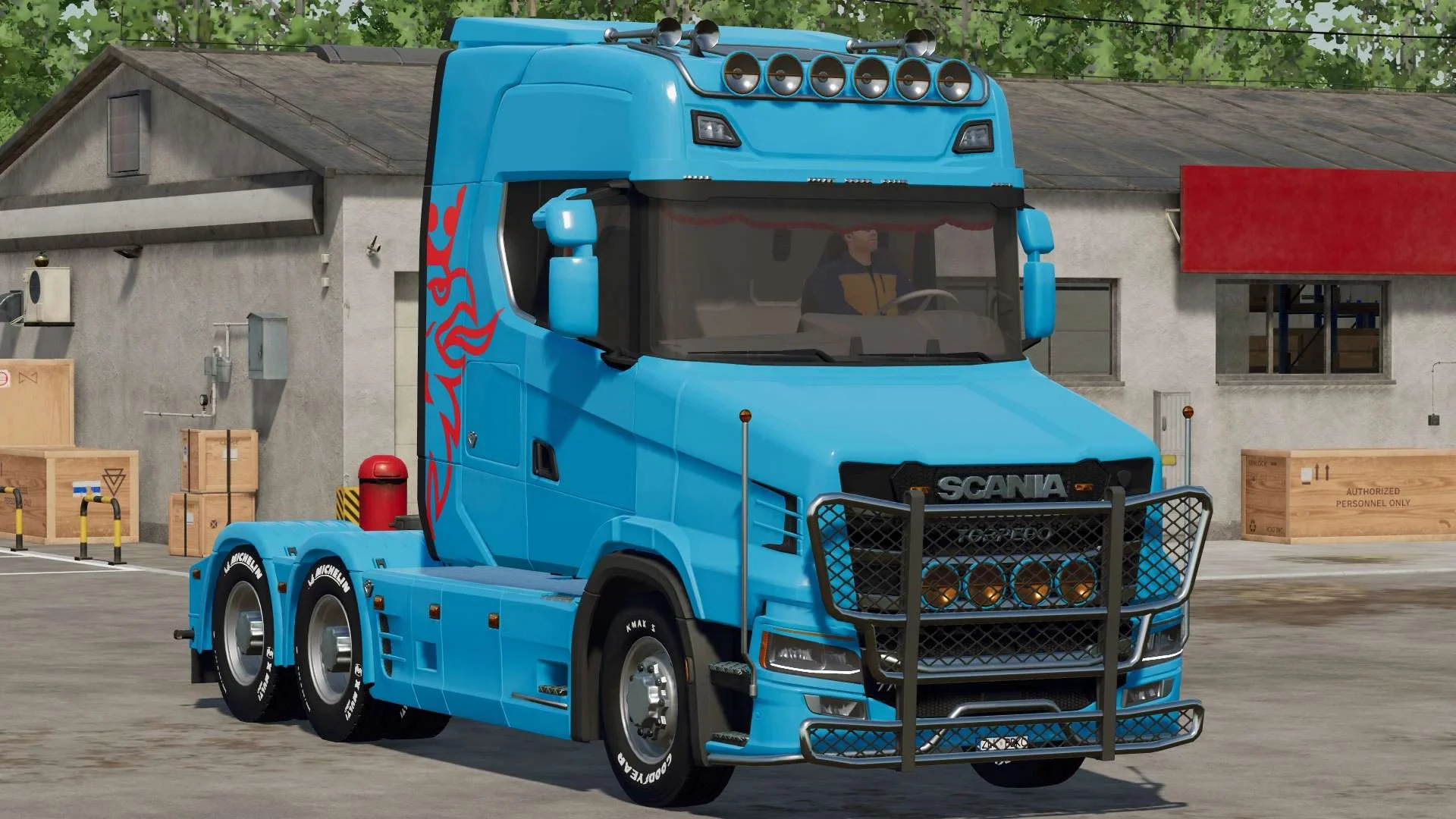 Scania Torpedo 550 V8 v1.0 FS22 FS22 Mod Free Download
