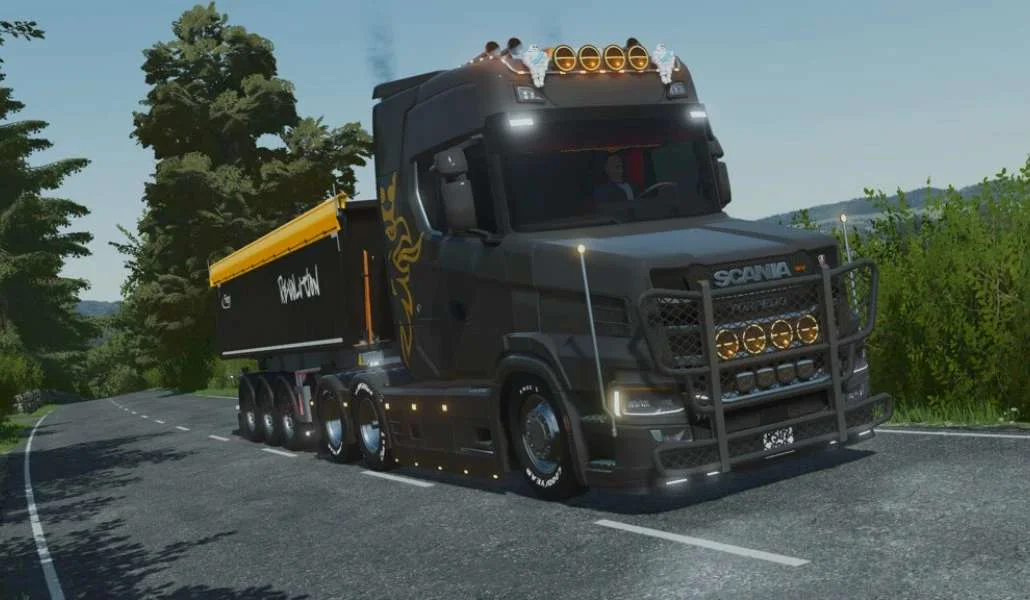 Scania Torpedo V8 Agro Truck V1.0 FS22 FS22 Mod Free Download