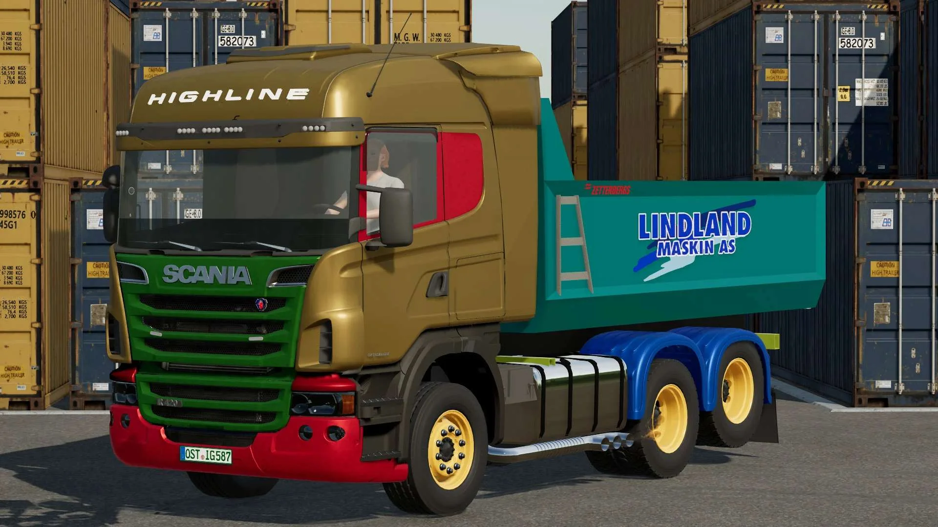 Scania Trucks Pack + Zetterbergs Trailers v1.0 FS22 FS22 Mod Free Download