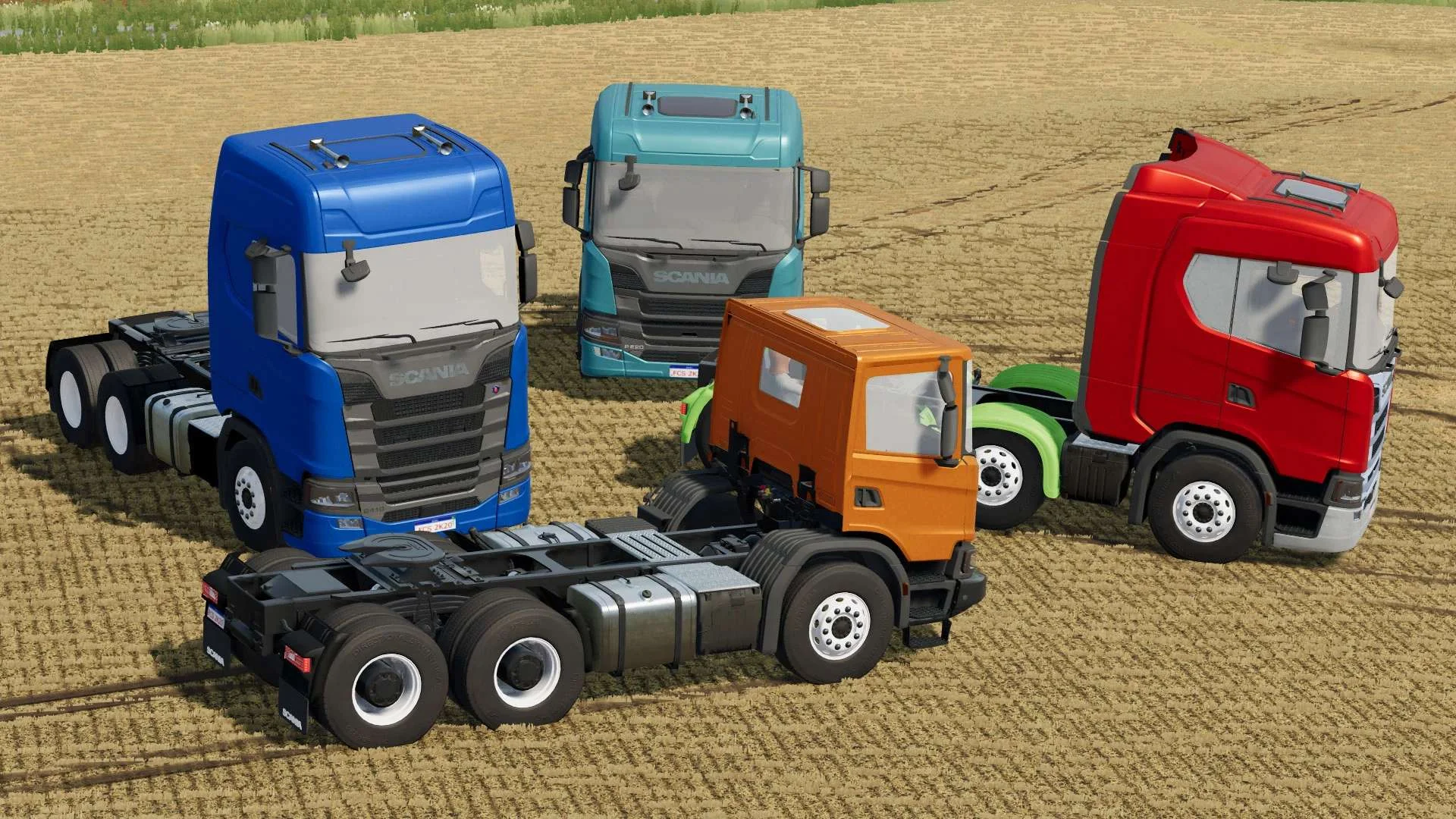 Scania Trucks Pack v1.0 FS22 FS22 Mod Free Download
