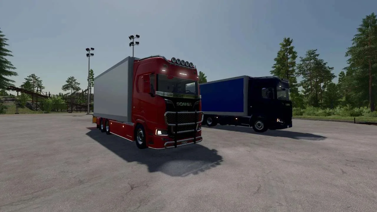 Scania with tail lift V2.0 FS22 FS22 Mod Free Download