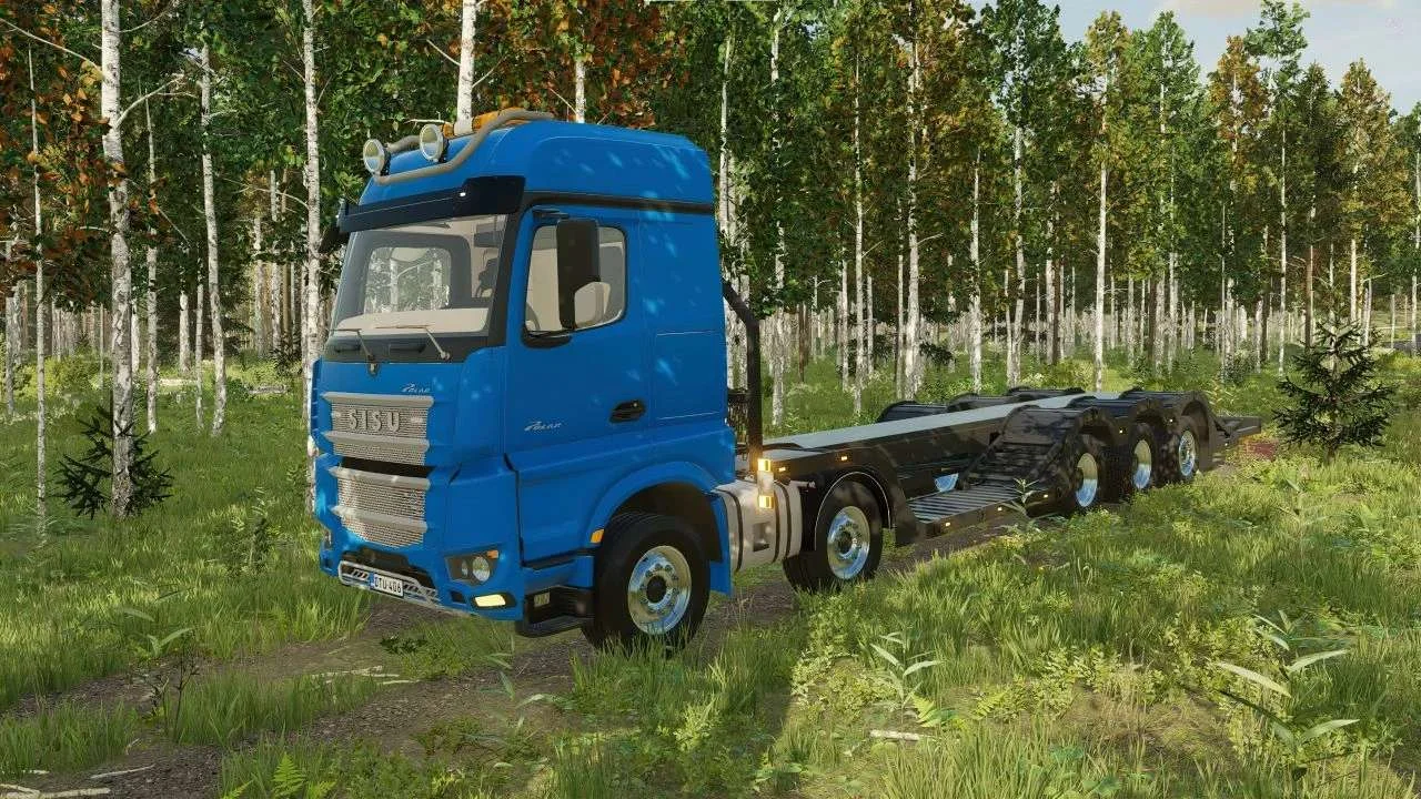 Sisu Forest Machine Transport v1.0 FS22 FS22 Mod Free Download