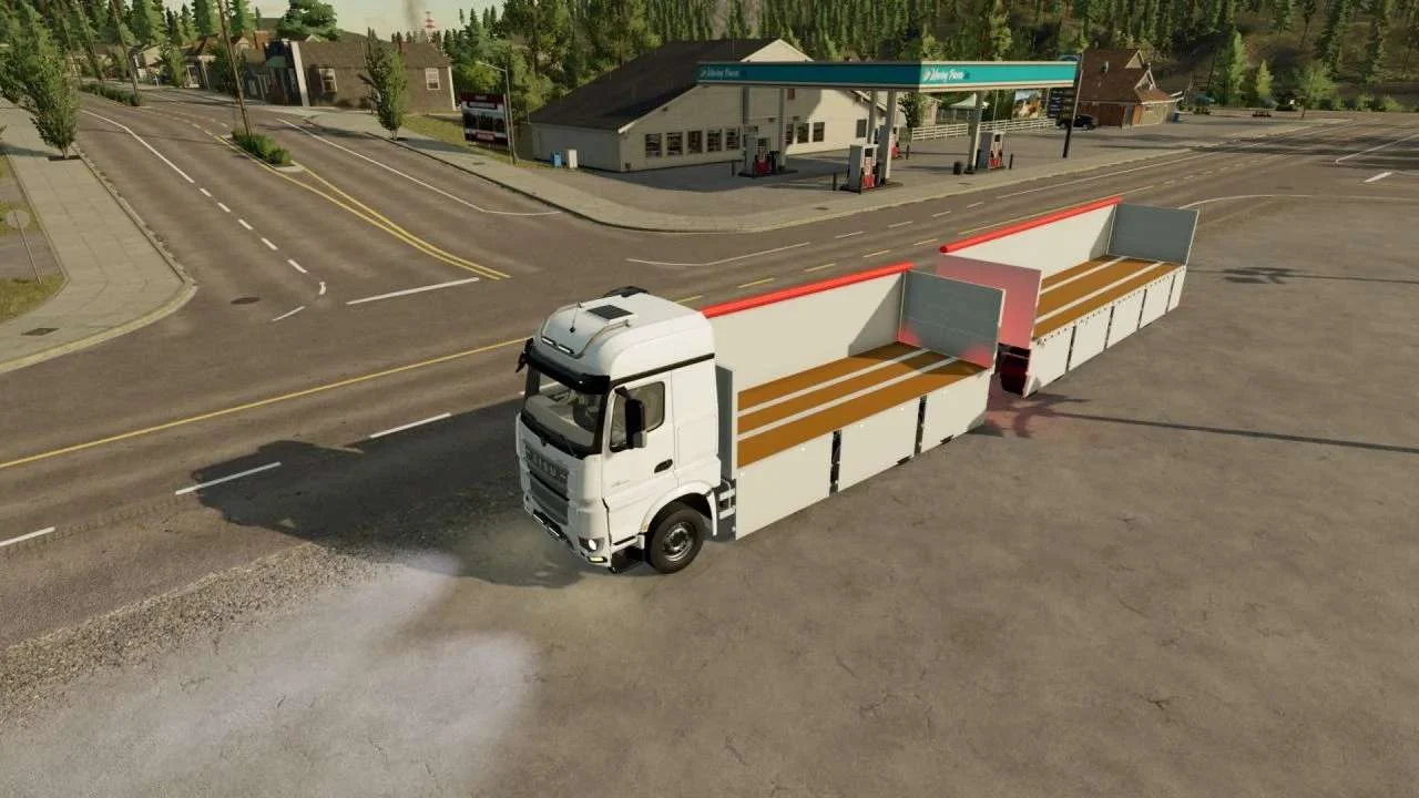 Sisu Grain Truck + Trailer v1.0 FS22 FS22 Mod Free Download