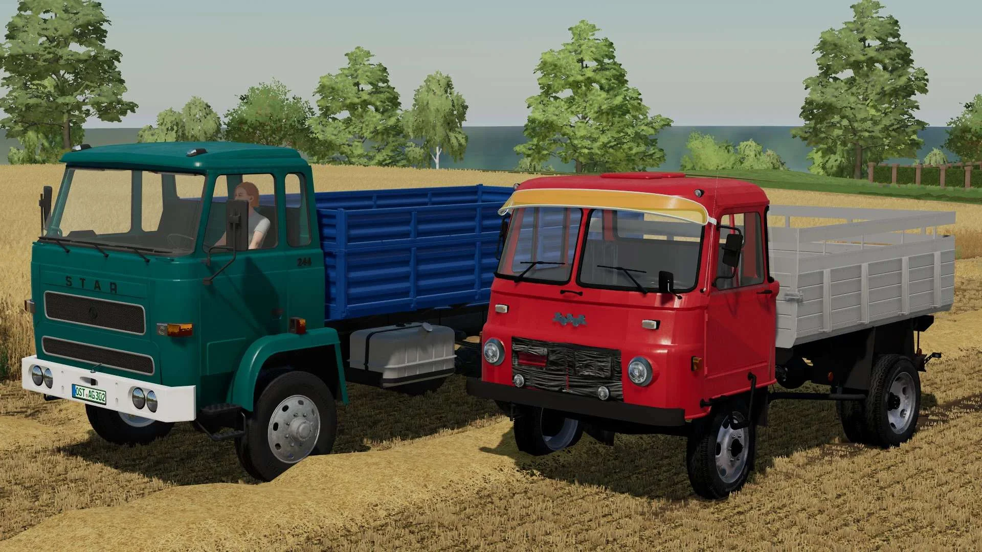 Star 244 & Robur LO 3001 v1.0 FS22 FS22 Mod Free Download