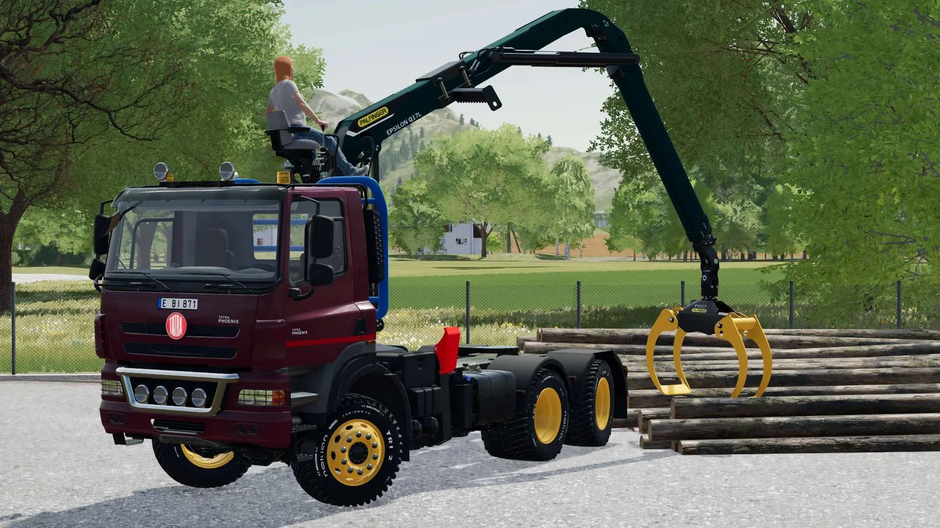 Tatra Phoenix Truck with Palfinger Crane v1.0 FS22 FS22 Mod Free Download