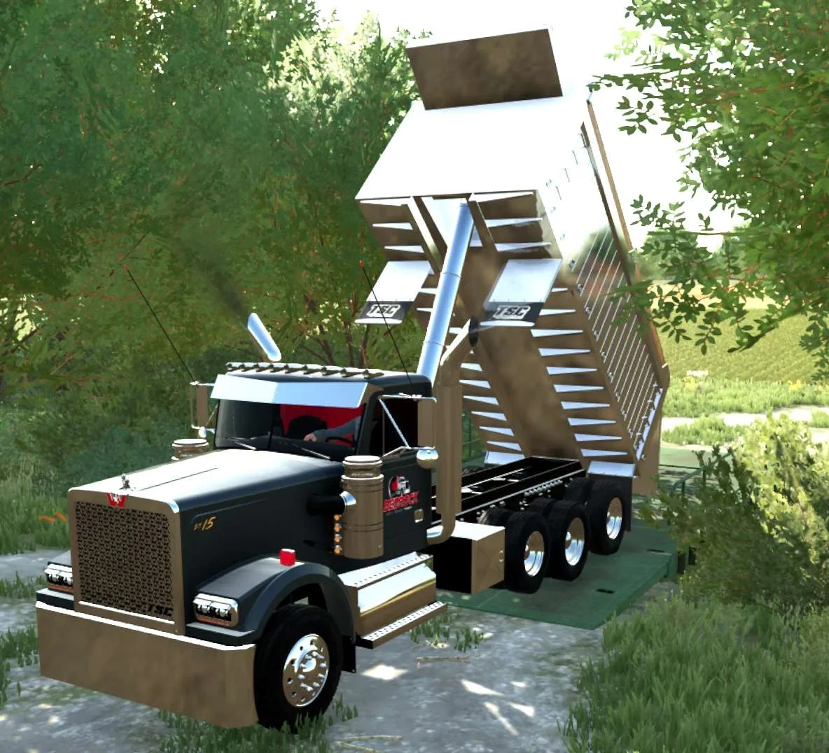 Tri States 1990 Western Star 4964 dump truck v1.0 FS22 FS22 Mod Free Download