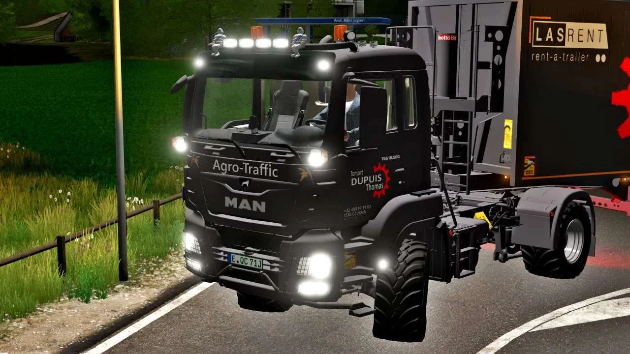 Truck + Dumpster Transport DUPUIS Thomas IRL v1.0 FS22 FS22 Mod Free Download